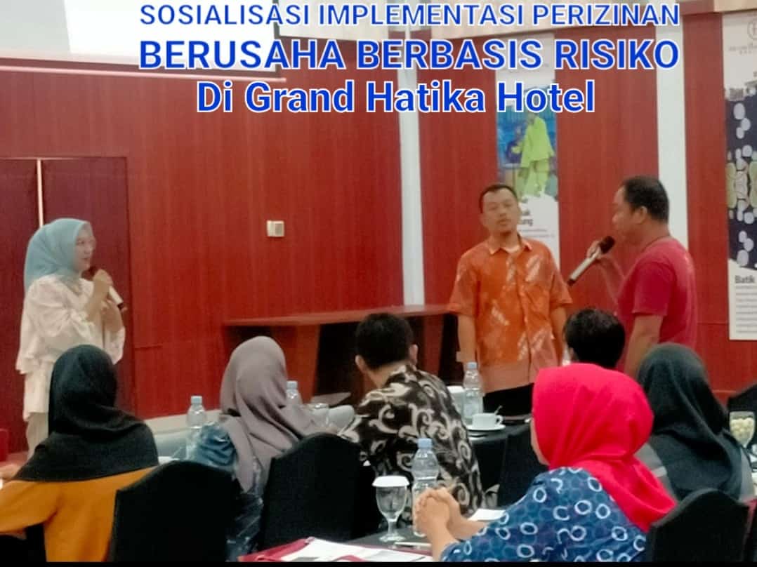 DPMTSPP Kabupaten Belitung Menggelar Sosialisasi Perizinan Berusaha Berbasis Risiko