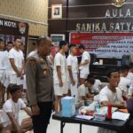 211 Calon Peserta Binlat Proaktif Rekruitment Anggota Polri melaksanakan Supervisi dan Asistensi dari Biro SDM dan Bid Dokkes Polda Jabar di Polres Cirebon Kota