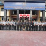 Puncak Peringatan HDKD ke-78, Lapas Kotaagung Gelar Upacara Bendera Peringati Hari Lahir Kementerian Hukum dan HAM