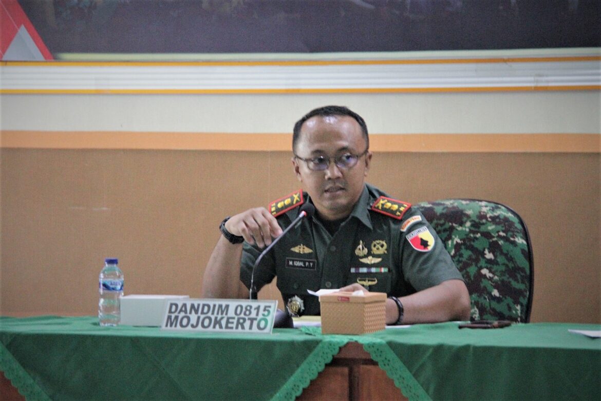Kodim 0815/Mojokerto Gelar Sidang Pankar Prajurit TNI AD