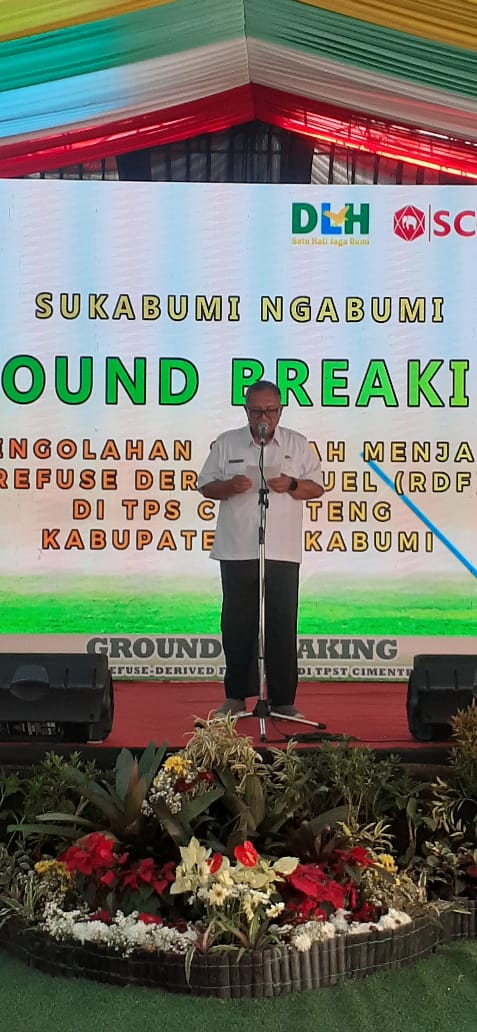 Bupati Sukabumi Launching Ground Breaking Pengolahan Sampah Menjadi RDF