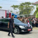 Bersama TNI - POLRI Polresta Cirebon amankan kunjungan wakil presiden RI di Cirebon