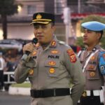 Kapolres Cirebon Kota Pimpin Apel Pra Tugas Kesiapan Pengamanan Kunjungan Presiden RI