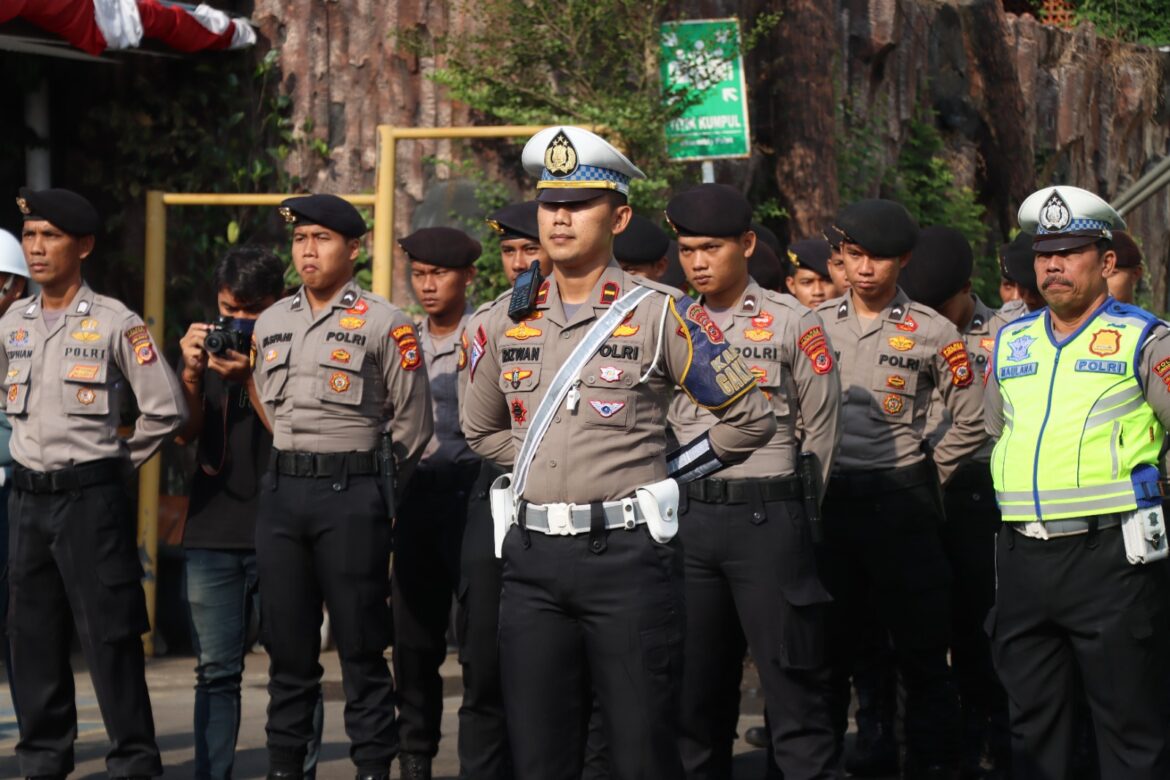 Polres Cirebon Kota Melaksanakan Apel Gelar Pasukan Ops Zebra Lodaya 2023