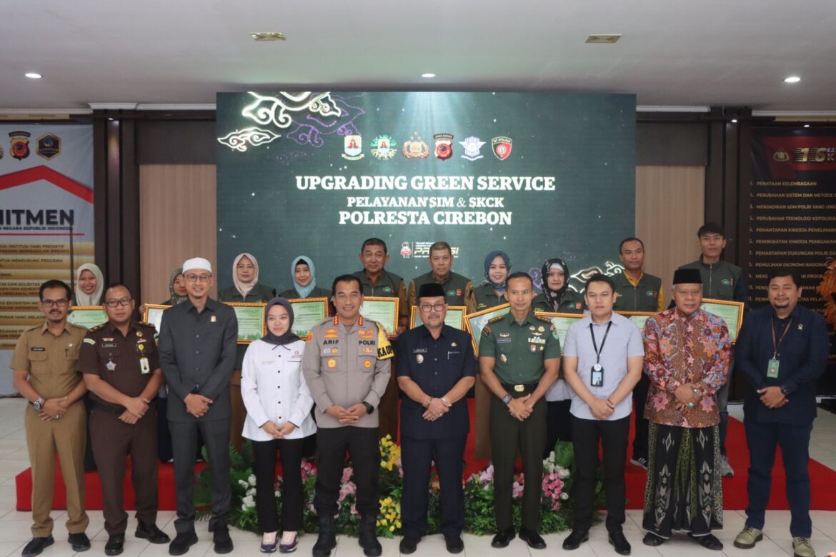 Green Service Satpas Polresta Cirebon Diupgrade, Kini Makin Banyak Bank Sampah yang Dimiliki