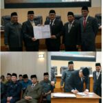Paripurna DPRD Kab-Sukabumi Dengan Agenda PAW Partai PAN Dan Penandatangan Nota Kesepahaman KUA-PPAS Perubahan Tahun 2023