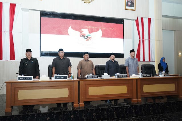 DPRD Kabupaten Sukabumi Adakan Rapat Paripurna Yang ke -21 Tahun Sidang 2023 Tentang Raperda APBD Perubahan Tahun Anggaran 2023