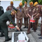 Jelang HUT Ke-78 TNI, Kodim 0815/Mojokerto Gelar Ziarah Nasional & Tabur Bunga