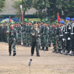 Kodim 0815/Mojokerto Kerahkan Personel Ikuti Upacara Peringati HUT TNI Ke-78
