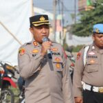 Kapolres Cirebon Kota Pimpin Pelaksanaan Apel Pra Tugas Pengamanan Kampanye Pilwu Serentak