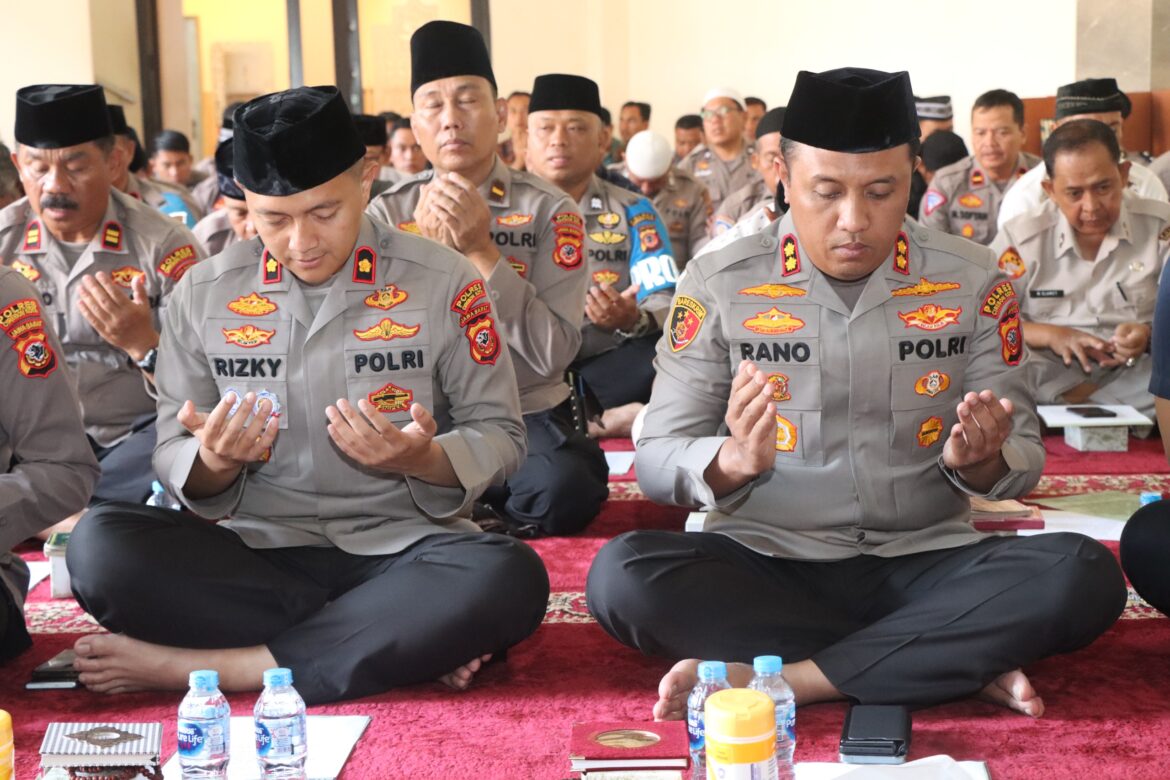 Jelang Pemilu, Polres Cirebon Kota Gelar Istighosah Dan Doa Bersama