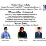 Seleksi Terbuka JPT Pratama Eselon 2 Pemkab Sukabumi, ini Pejabat yang Lulus Tahapan Seleksi Administrasi