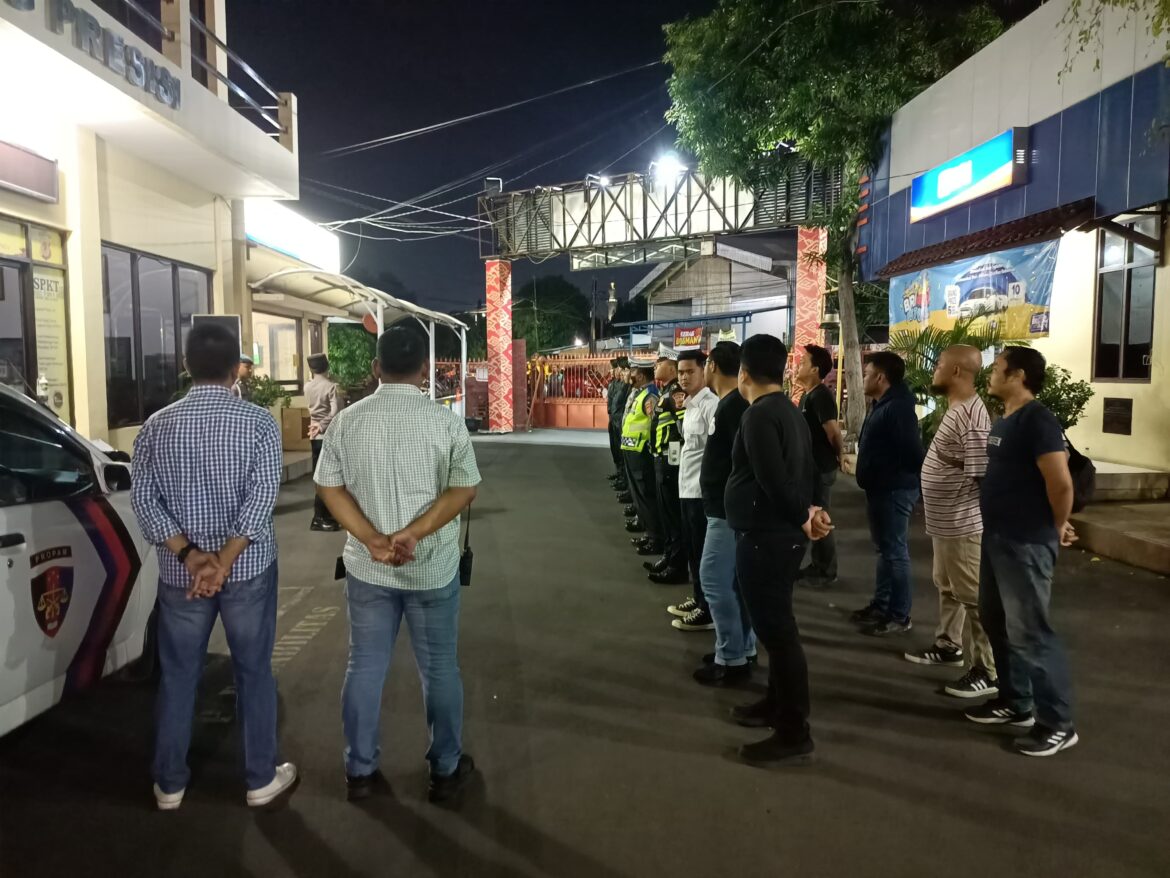 Polres Cirebon kota gelar apel kesiapan KRYD Cipta kondisiOps Mantap Brata 2023
