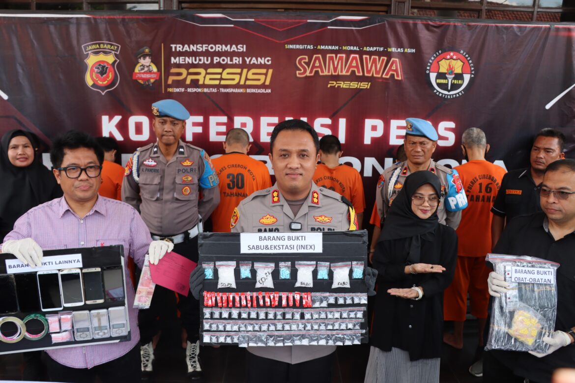 Selama November 2023, Satres Narkoba Polres Cirebon Kota Amankan 9 Pengedar Narkoba
