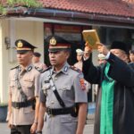Kapolres Cirebon Kota Pimpin Upacara Sertijab Kasat Intelkam