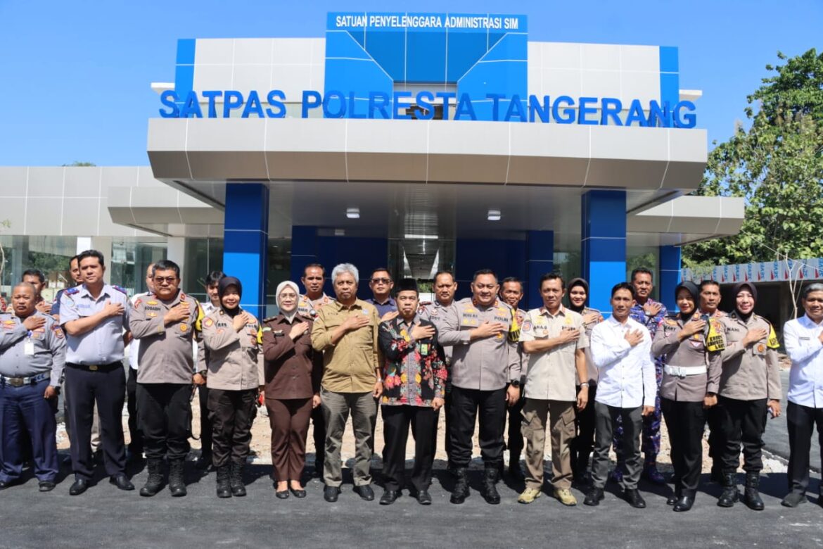 Kapolda Banten Bersama Kapolresta Tangerang Hadiri Peresmian Serentak Gedung, Mako, Rumdin, dan Sarpras Polda Banten