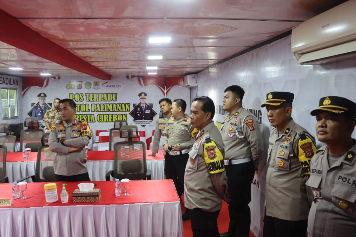 Kapolresta Cirebon Cek Kesiapan Pos Operasi Lilin Lodaya