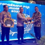 Kapolsek Sepatan & Kapolsek Tangerang Mendapatkan Penghargaan Di Acara Tangerangpos Award 2023