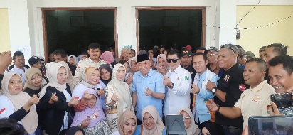 Anggota DPRD komisi II dari fraksi Partai Gerindra Teddy Setiaďi kembali Kukuhkan Kordinator TPS Kecamatan Cicurug Dan Cidahu