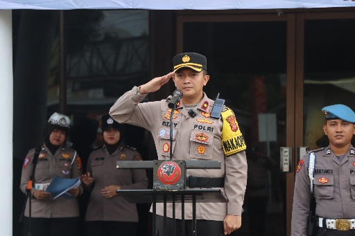 Wakapolres Ciko Pimpin Upacara Hari Kesadaran Nasional Tingkat Polres Cirebon Kota