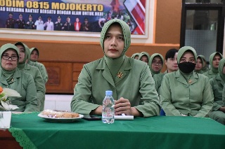 Persit Kodim 0815/Mojokerto Dukung Netralitas TNI Pemilu 2024