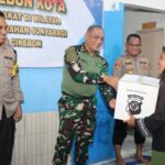 Kapolres Cirebon Kota Bersama Dandim 0614/Kota Cirebon Lakukan Kegiatan Cooling System Jelang Pemilu 2024