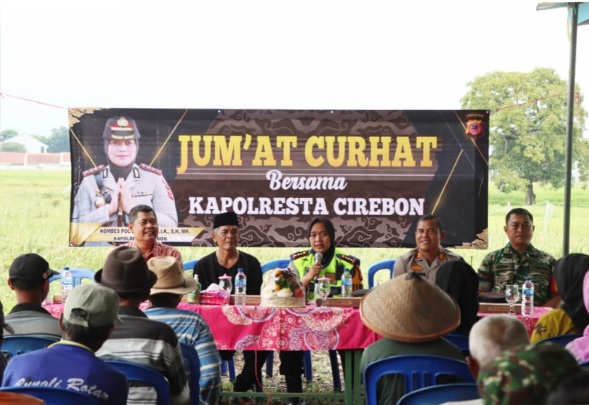 Jum’at Curhat, Kapolresta Cirebon Ajak Masyarakat Jaga Kondusifitas Kamtibmas