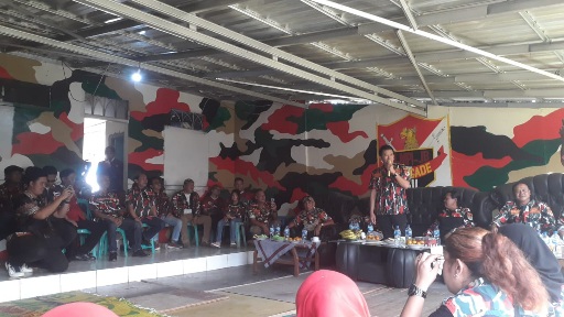 Ketua Marcab LMPI kabupaten Sukabumi Teddy Setiadi adakan Halal bihalal dan Silaturahmi di Sunda Wenang Parung kuda