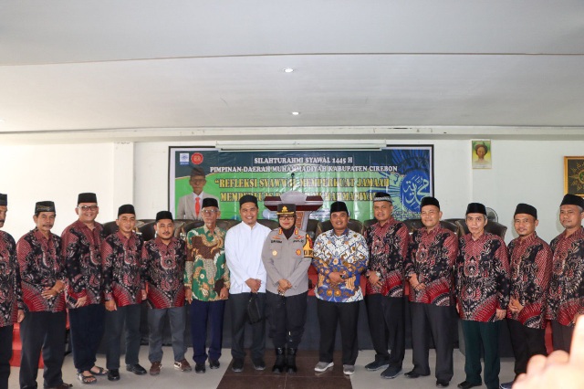 Kapolresta Cirebon Kombes Pol Sumarni Hadiri Silaturahmi Syawal dengan Keluarga Besar Muhammadiyah Cirebon