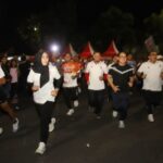 Bupati Ikfina Hadiri SOMA Nite Run 2024