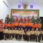 Mengenal Kedisiplinan, TK Negeri Pembina II Kunjungi Markas Koramil Dlanggu