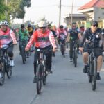 Gowes Bareng Danrem 082/CPYJ, Meriahkan HUT Ke-79 TNI Bersama Forkopimda & LCC Mojokerto