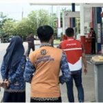 Bidang Metrologi Legal Diseperdagin Kabupaten Cirebon Lakukan Pengawasan SPBU Jelang Nataru