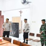 Jelang Perayaan Natal, Wakapolresta Cirebon Lakukan Pengecekan Kebaktian Rutin di Gereja Maria In Montana
