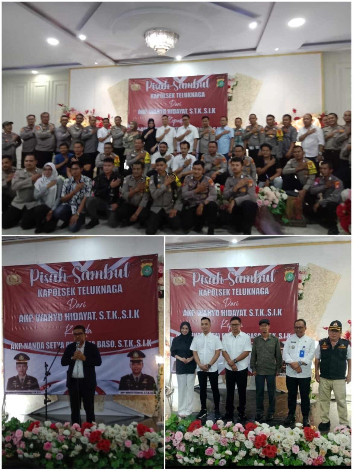 AKP. Nanda Setya Pratama Baso, S,T,K. S,I,K. Resmi Menjabat Sebagai Kapolsek Teluknaga