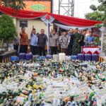 Polresta Cirebon Musnahkan Ribuan Miras Berbagai Merk Hasil KRYD dan Operasi Pekat