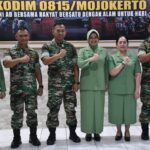 Mayor Inf Suwadi Resmi Jabat Kepala Staf Kodim 0815/Mojokerto
