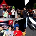 Sat Lantas Polres Belitung Laksanakan Pengamanan Jalur Dalam Kegiatan "Balap Lari-Larian Bareng PCX"