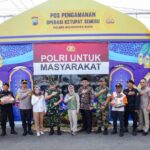 Jelang Lebaran,  Ning Ita dan Forkopimda Plus Kota Mojokerto Tinjau Posko Pengamanan