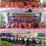 Polres Tangerang Selatan Berhasil Mengungkap Kasus Kejahatan Jalanan Periode Maret - April 2025