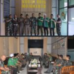 Kodim 0815/Mojokerto Terima Audiensi Pengurus GP Ansor & Banser Kabupaten Mojokerto