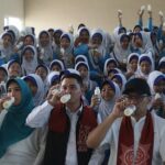 Aksi Minum Susu Bersama Di Hari Jumat, Upaya Gercep Pemkab Mojokerto Tangani Stuntin