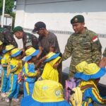 Tumbuhkan Semangat Cinta Tanah Air Sejak Dini, Koramil 0815/04 Puri Terima Kunjungan KB Al Wahy