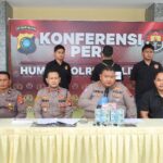 Kapolres Belitung Pimpin Press Release Pengungkapan Kasus Tindak Pidana Penipuan dan Penggelapan