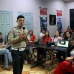 Satlantas Polres Belitung Gelar Sosialisasi Keselamatan Berlalu Lintas Bersama Komunitas Vocalis