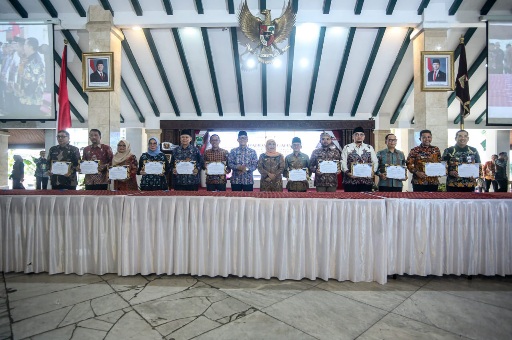 Pemkot Mojokerto Mendapatkan Apresi BKN atas Komitmen Penuntasan Disparitas Data