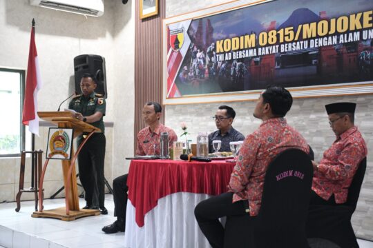 Rapat Koordinasi TMMD ke-126: Sinergi TNI, Pemerintah, dan Dunia Usaha Wujudkan Akses Air Bersih untuk Warga Mojokerto