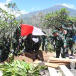 Kodim 0815/Mojokerto Gelar Pemakaman Militer, Lepas Prajurit Terbaik Kopka Dozier Rahimsyah