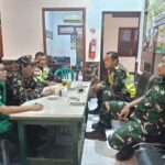 Koramil 0815/01 Prajuritkulon Gelar Komsos Bersama Ansor dan Banser
