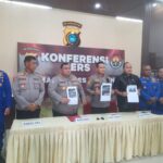 Kapolres Belitung Pimpin Konferensi Pers Terkait Penyelundupan 300 Karung Pasir Timah Ilegal